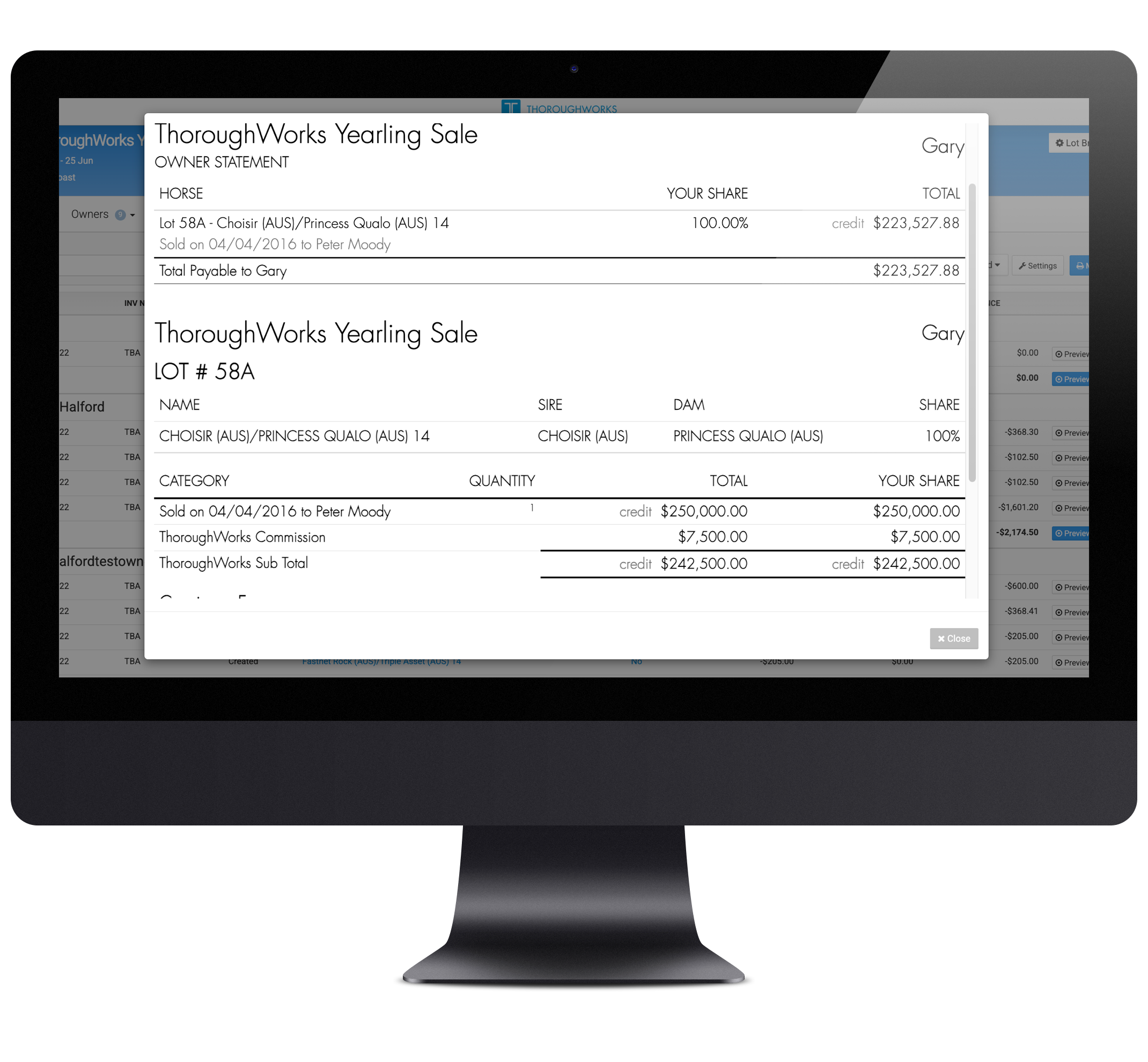 Accounting - Commissions report 